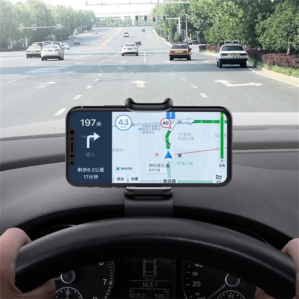 Universal 360° Rotation Car Phone Holder Dash Board Smartphone Stand Easy Clip Mount Stand Portable GPS Navigation Holder In Car