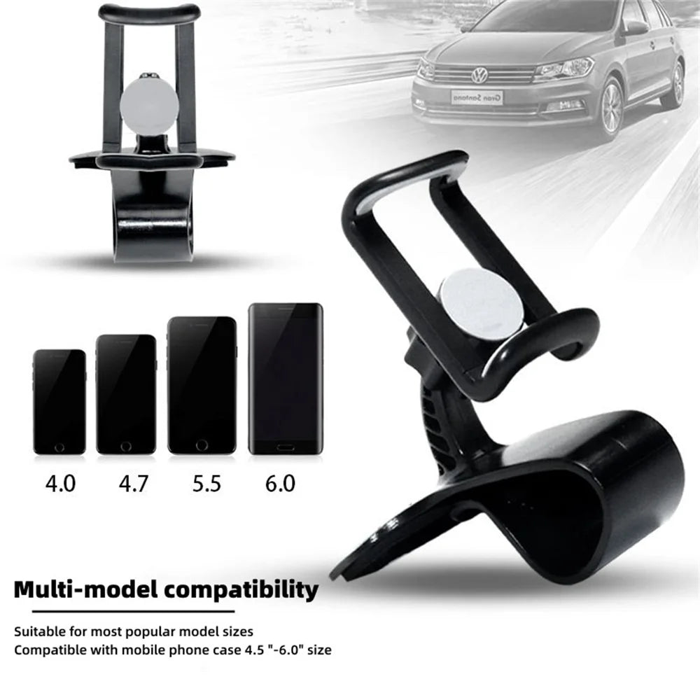 Universal 360° Rotation Car Phone Holder Dash Board Smartphone Stand Easy Clip Mount Stand Portable GPS Navigation Holder In Car