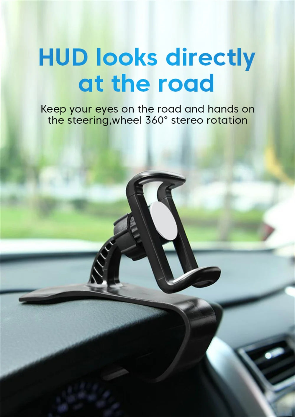 Universal 360° Rotation Car Phone Holder Dash Board Smartphone Stand Easy Clip Mount Stand Portable GPS Navigation Holder In Car
