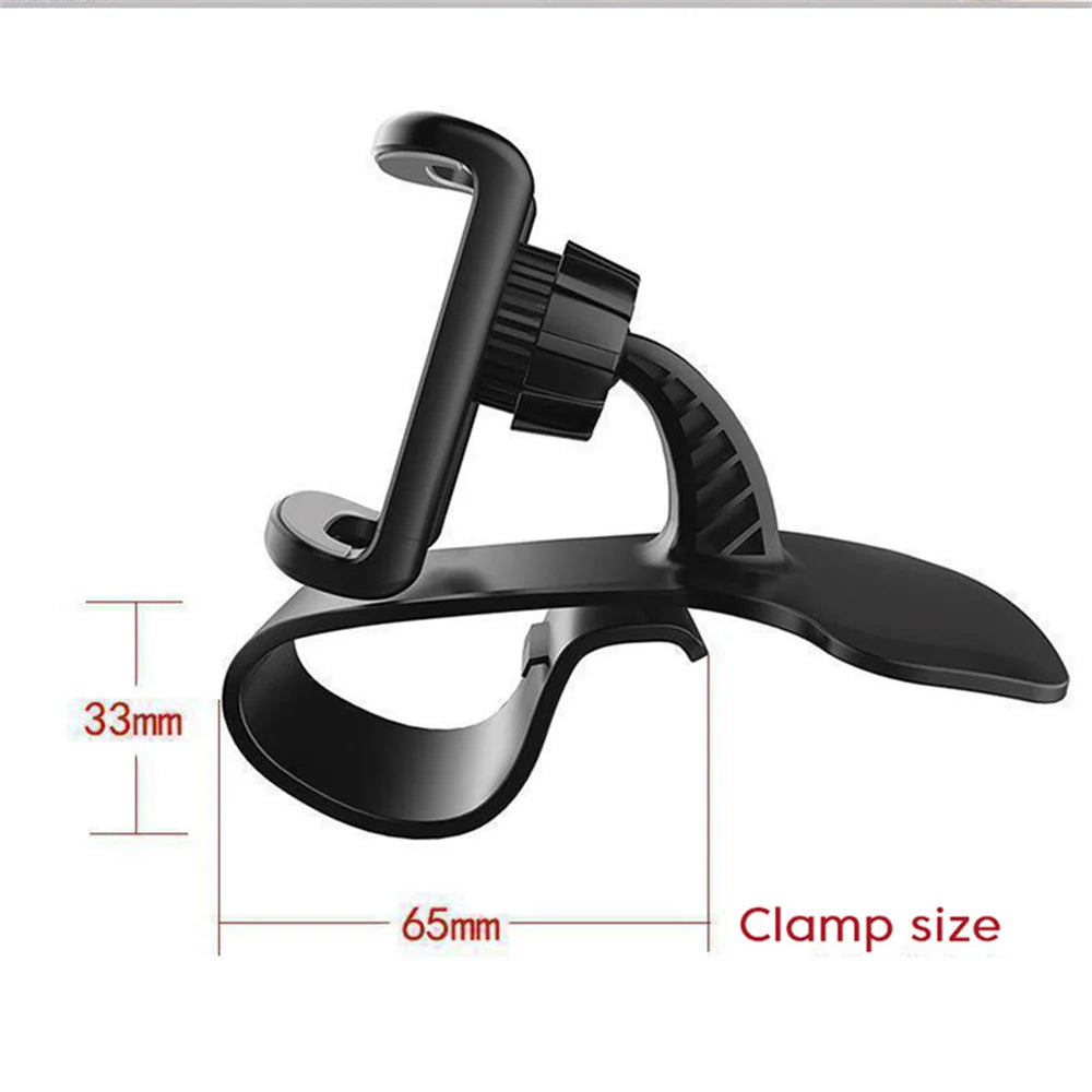Universal 360° Rotation Car Phone Holder Dash Board Smartphone Stand Easy Clip Mount Stand Portable GPS Navigation Holder In Car