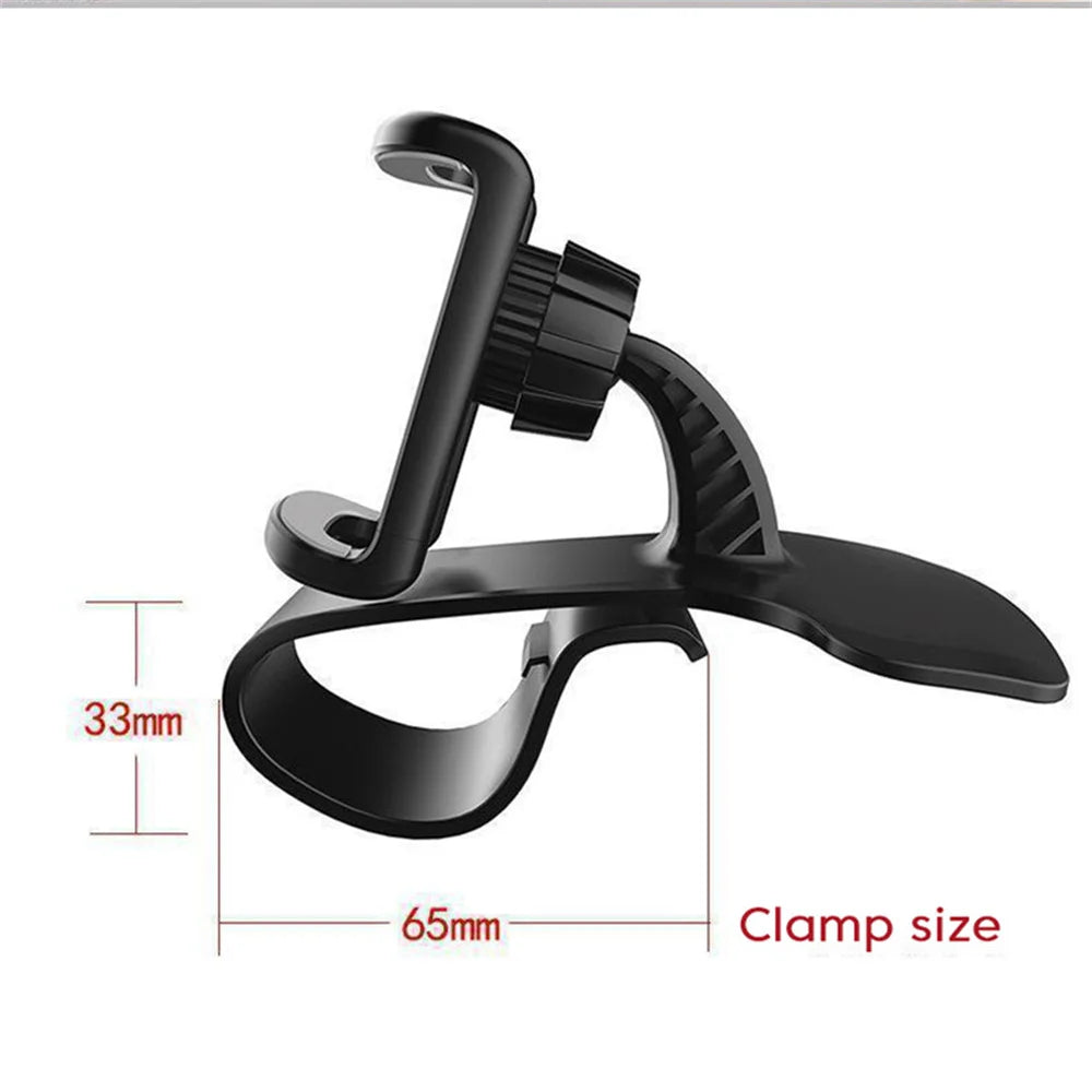 Universal 360° Rotation Car Phone Holder Dash Board Smartphone Stand Easy Clip Mount Stand Portable GPS Navigation Holder In Car