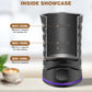 Hot Chocolate Machine 400W Milk Frothers Milk Steamer, 4 in 1 Electric Corded Milk Frother with Hot and Cold Function, Temperature Control Hot Chocolate Maker for Coffee Latte Cappuccino