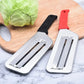 Vegetable Cutter Cabbage Slicer Black Double Slice Blade Fish Scale Cleaner Knive Kitchen Lightweight High Quality