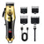 T9 Vintage Men's Electric Hair Clipper Beard Trimmer/Rechargeable Hair Cutting Machine With Nose Hair Trimmer Kit Boyfriend Gift