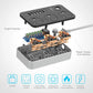 Cube Extension Lead with 6 USB Slots 13A 3250W Hulker 3 Gang Plug Socket with Switch 3 Way Power Strip with 6 USB Port 1.5M