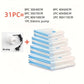 Vacuum Storage Bags More Space Save Compression Travel Seal Zipper for Clothes Pillows Bedding Closet Home Organizer