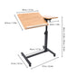 Mobile Laptop Table Adjustable 360° Rotation Computer Mobile Stand, Rolling Laptop Stand w/ Tilting Top 58-90cm