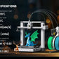 TECBEARS 1 Roll PLA Plus 3D Filament Printer 1.75mm ±0.02mm Environmentally Friendly, Smooth and Bubble-Free Filament FDM DIY Gift