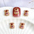 50Pcs Cartoon Cute Resin Capybara Nail Charms Creative Hamster Animal Nail Art Decoration Accessories for DIY Manicure Crafts