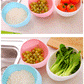 1 Piece of Rice Drainage Basket Rice Filter Fruit and Vegetable Drainage Sieve Kitchen Supplies Small Tools Multi-purpose