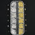 6/12Grids Gold Star Moon Metallic Rivet 3D Nail Charms Alloy Sun Moon Starlight Rhinestones Nail Studs For Nail Art Decoration