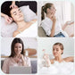 Dual Size Facial Massage Kit Double End Roller Heart Shape Gua Sha Board Skin Lifting Puffiness Reducing Home Spa Beauty Tool