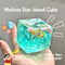 Squishy Stress Balls Cube Ocean Sensory Fidget Toy Slow Rise Squishy Toys for Kids and Adults Squeeze Relax Gift