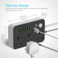 Cube Extension Lead with 6 USB Slots 13A 3250W Hulker 3 Gang Plug Socket with Switch 3 Way Power Strip with 6 USB Port 1.5M