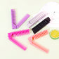 Portable Travel Folding Comb Brush Anti-Static Styling Massage Comb Professional Hair Styling Tool Special for Real Hair Wigs