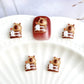 50Pcs Cartoon Cute Resin Capybara Nail Charms Creative Hamster Animal Nail Art Decoration Accessories for DIY Manicure Crafts