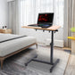 Mobile Laptop Table Adjustable 360° Rotation Computer Mobile Stand, Rolling Laptop Stand w/ Tilting Top 58-90cm