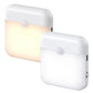 Motion Sensor Led Light Usb Charging Square Lamp for Bedroom Kitchen Stair Hallway Wardrobe Cupboard Lighting