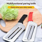 Vegetable Cutter Cabbage Slicer Black Double Slice Blade Fish Scale Cleaner Knive Kitchen Lightweight High Quality