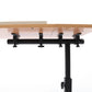 Mobile Laptop Table Adjustable 360° Rotation Computer Mobile Stand, Rolling Laptop Stand w/ Tilting Top 58-90cm