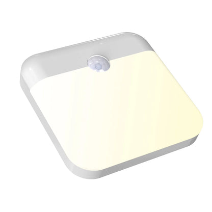 Motion Sensor Led Light Usb Charging Square Lamp for Bedroom Kitchen Stair Hallway Wardrobe Cupboard Lighting