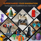 TECBEARS 1 Roll PLA Plus 3D Filament Printer 1.75mm ±0.02mm Environmentally Friendly, Smooth and Bubble-Free Filament FDM DIY Gift