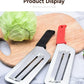 Vegetable Cutter Cabbage Slicer Black Double Slice Blade Fish Scale Cleaner Knive Kitchen Lightweight High Quality