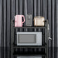 Expandable Microwave Shelf, Microwave Oven Rack Stand Holder Kitchen Corner Shelf Desktop Printer Shelf Rack, Bakers Rack