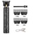 T9 Vintage Men's Electric Hair Clipper Beard Trimmer/Rechargeable Hair Cutting Machine With Nose Hair Trimmer Kit Boyfriend Gift