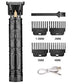 T9 Vintage Men's Electric Hair Clipper Beard Trimmer/Rechargeable Hair Cutting Machine With Nose Hair Trimmer Kit Boyfriend Gift