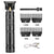 T9 Vintage Men's Electric Hair Clipper Beard Trimmer/Rechargeable Hair Cutting Machine With Nose Hair Trimmer Kit Boyfriend Gift